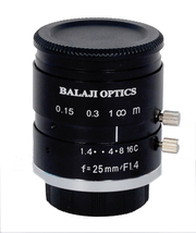 25mm mega pixel camera lens--BalaJi Optics india