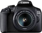Canon EOS 1500D 24.1MP Digital SLR Camera (Black) with 18-55 and 55-25